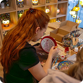 Ceramic Painting Workshop Classes in Fairfax