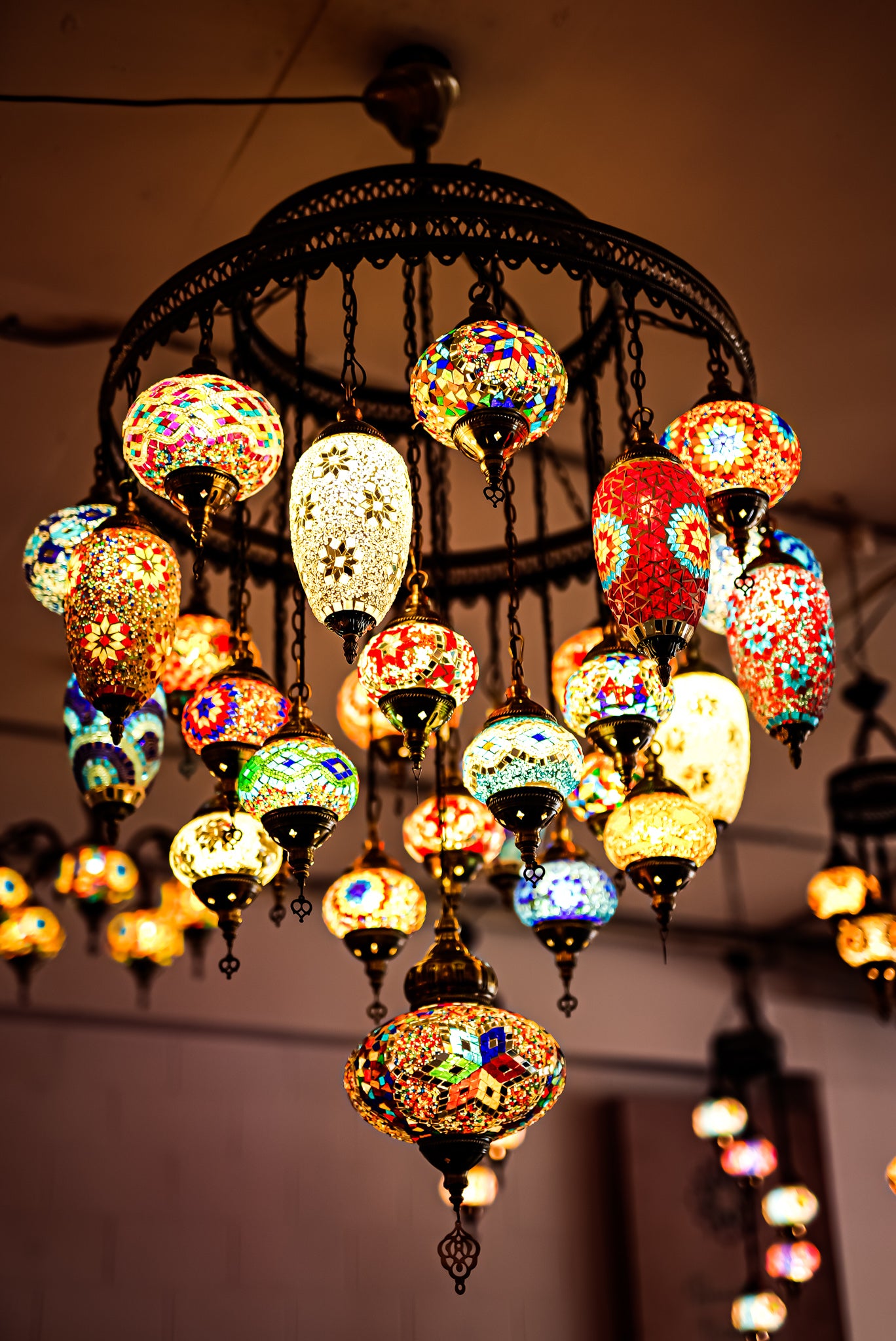 Mosaic lamp design