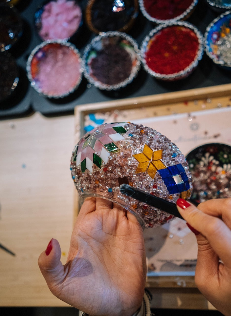 Mosaic lamp design