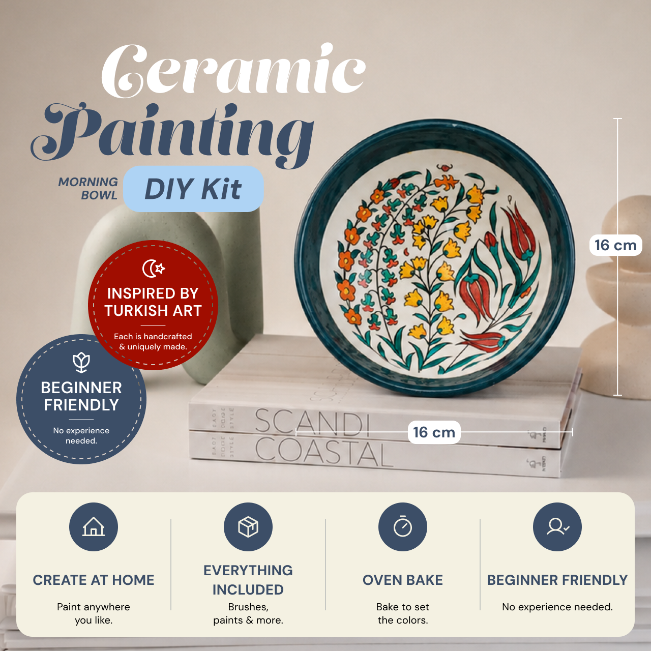Ceramic Painting DIY Kit